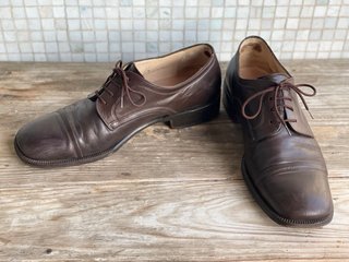 Zapatos Bally Piel Marrón Hombre - Hecho en Suiza