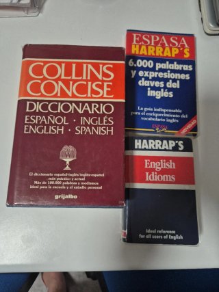 Lote diccionarios inglés