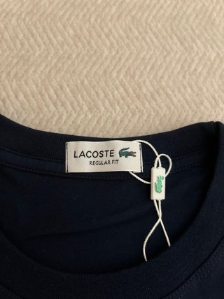 Camiseta Lacoste Azul Marino Talla M
