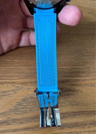 Omega Seamaster Reloj Deportivo Negro/Azul