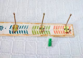 Perchero Artesanal Nórdico Boho Madera