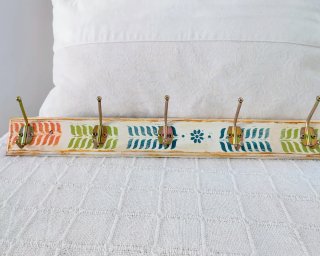 Perchero Artesanal Nórdico Boho Madera