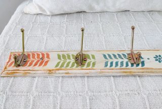 Perchero Artesanal Nórdico Boho Madera