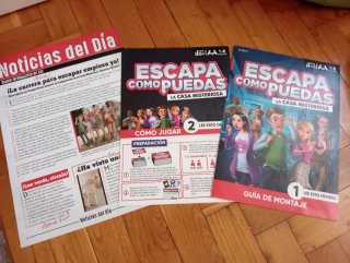 Juego de mesa Escapa Como Puedas La Casa Misterios