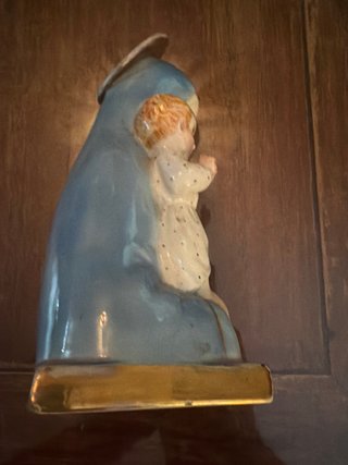 Virgen con Niño Porcelana Ronzan Italia
