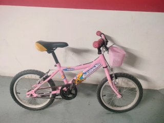 Bicicleta infantil BH California rosa 16 pulgadas