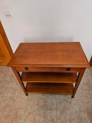 Mesa auxiliar/recibidor madera