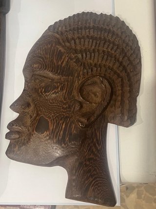 Lote Máscaras y Figuras Decorativas Madera