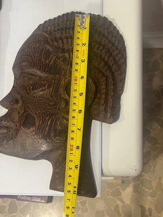 Lote Máscaras y Figuras Decorativas Madera