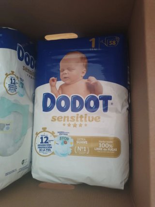 Pañales Dodot Talla 1 (2-5 kg) 205 aproximadamente