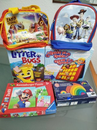 Lote Juguetes Infantiles: Mario, Spongebob, Toy St
