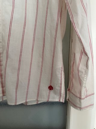 Camisa Springfield Talla L Rayas Rojas