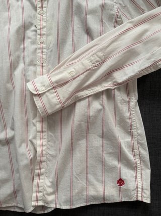 Camisa Springfield Talla L Rayas Rojas