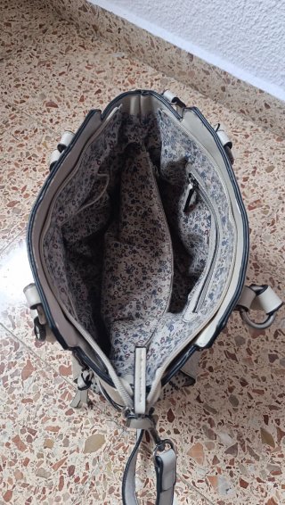 Bolso SQUASH Beige Cuero