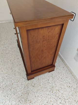 Mueble TV madera cerezo