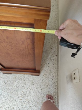 Mueble TV madera cerezo