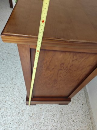 Mueble TV madera cerezo