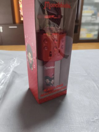 Micrófono Karaoke Monchhichi Rojo