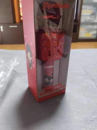 Micrófono Karaoke Monchhichi Rojo