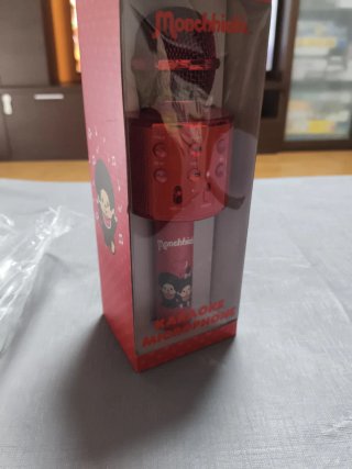 Micrófono Karaoke Monchhichi Rojo