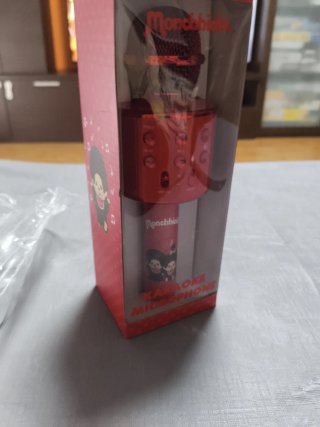 Micrófono Karaoke Monchhichi Rojo