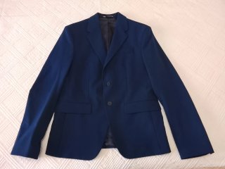 Traje juvenil azul Zara Pantalón 36 Chaqueta 46