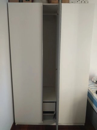 Armario Blanco IKEA con Espejo Central