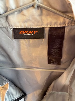Abrigo Cortavientos DKNY Gris