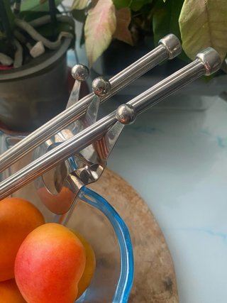 ¡¡VINTAGE!! Soporte y Cubiertos Antiguos x Servir.