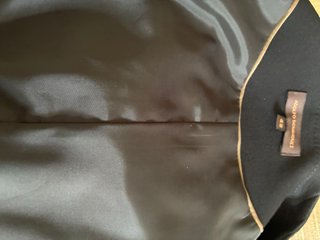Vestido Adolfo Dominguez Negro y Marrón