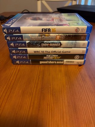 Playstation 4 Negra +juegos
