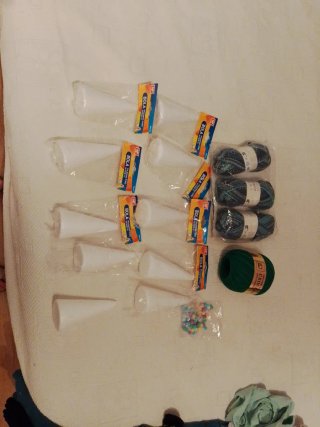 Lote Manualidades Árboles Navidad