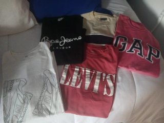 Lote Camisetas Chico varias marcas
