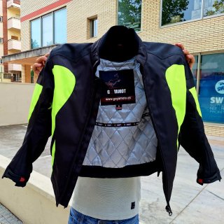 Chaqueta de moto infantil cuatro estaciones.