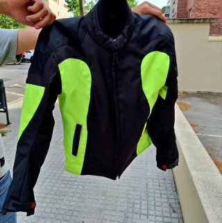 Chaqueta de moto infantil cuatro estaciones.