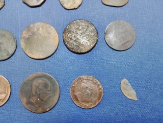 Lote de monedas antiguas
