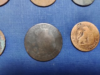 Lote de monedas antiguas