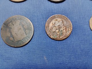 Lote de monedas antiguas