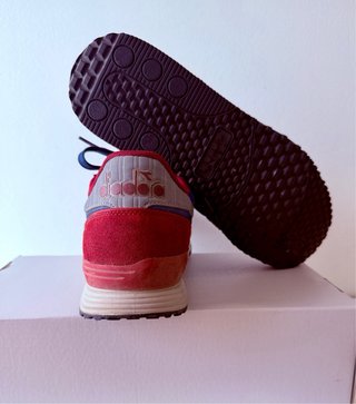 Zapatillas Diadora Hombre Azul/Rojo