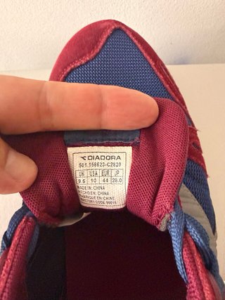 Zapatillas Diadora Hombre Azul/Rojo