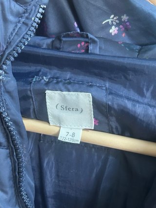 Abrigo niña Sfera estampado flores talla 7/8