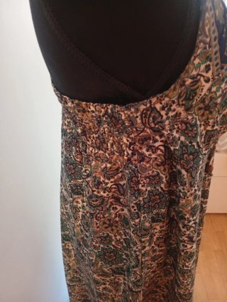 Vestido largo boho estampado