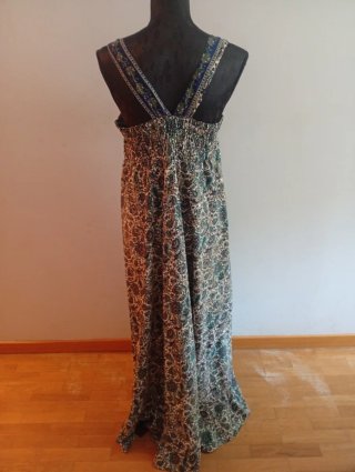 Vestido largo boho estampado