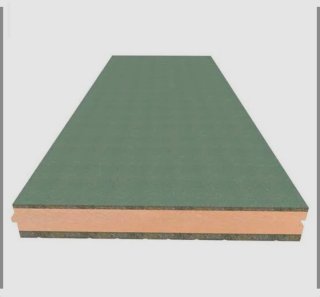 8m2. 6 chapas Panel Sándwich 10cm Hidrófugo