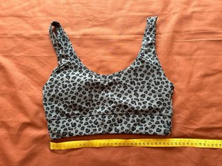 Sujetador deportivo con estampado de leopardo