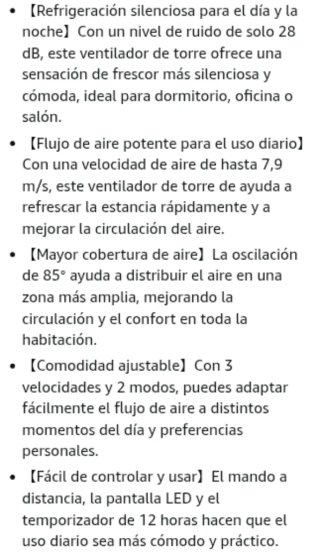 Ventilador Torre YASHE Negro + Mando