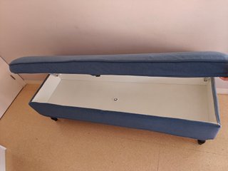 Banco baúl Ikea STOCKSUND azul