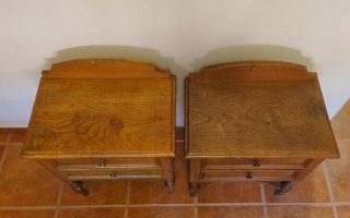 Mesitas de noche de madera