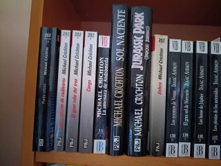 Lote 8 libros ciencia-ficción - Michael Crichton