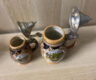 Lote 2 jarras cerveza alemana vintage